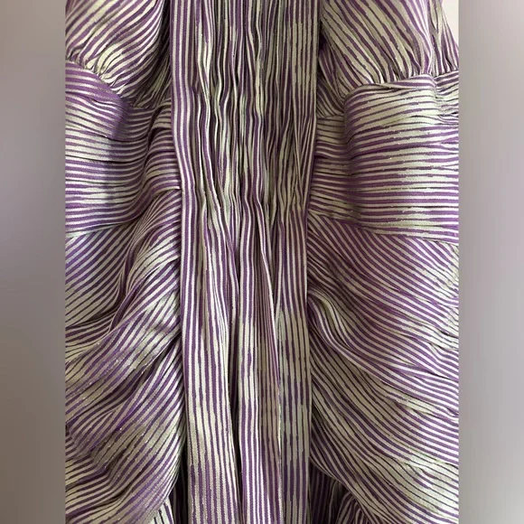 Alexis Leina Purple and Green Halter Mini Dress - Picture 9 of 14